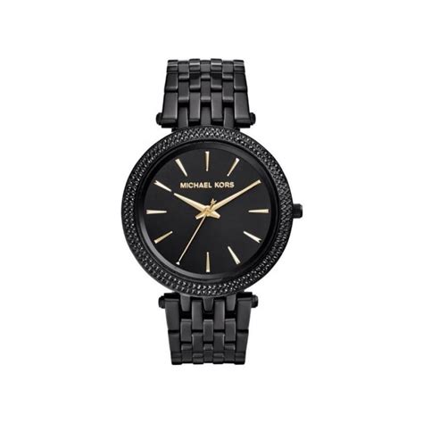 michael kors watch black square|michael kors watches ladies black.